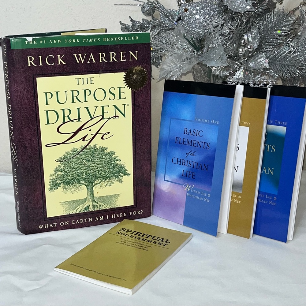 The Purpose Driven LIFE By Rick Warren & Christian Faith Book Bundle Lot